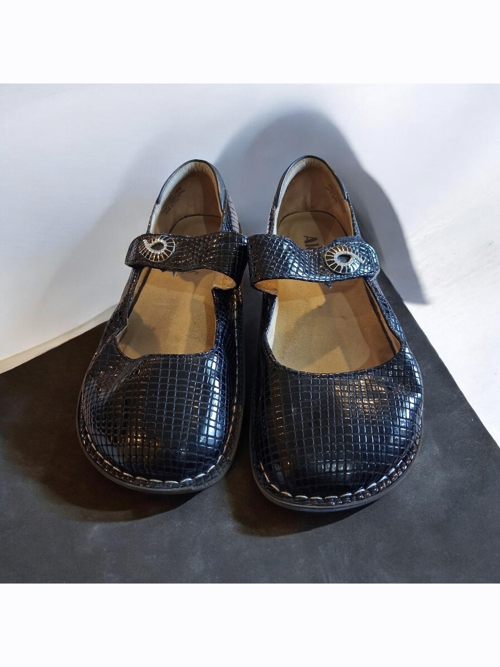 Alegria  Mary Jane Black Shoes